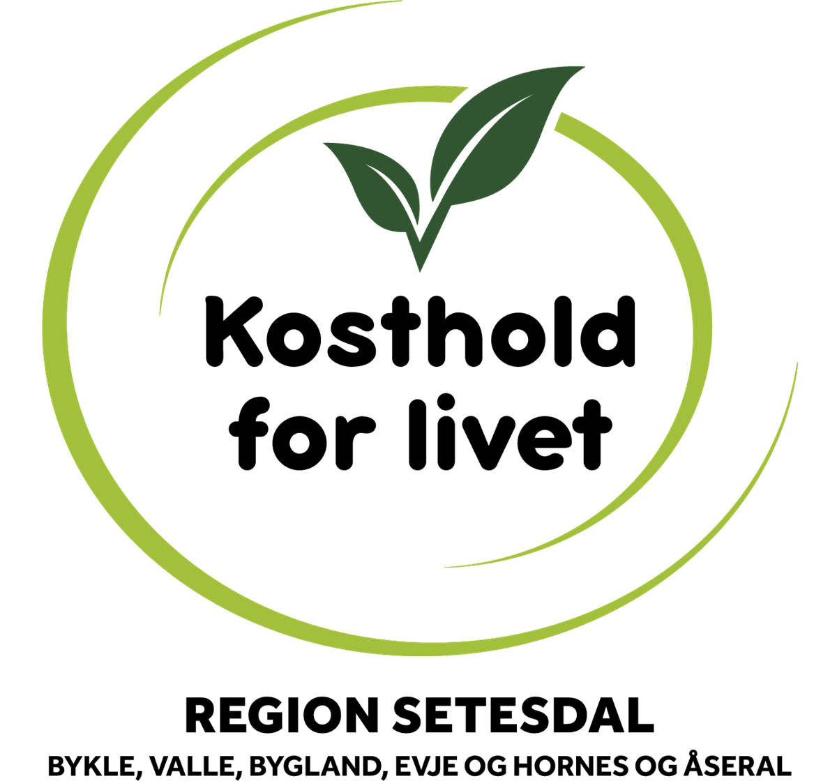 Illustrasjon Logo Kosthold for livet - Klikk for stort bilde