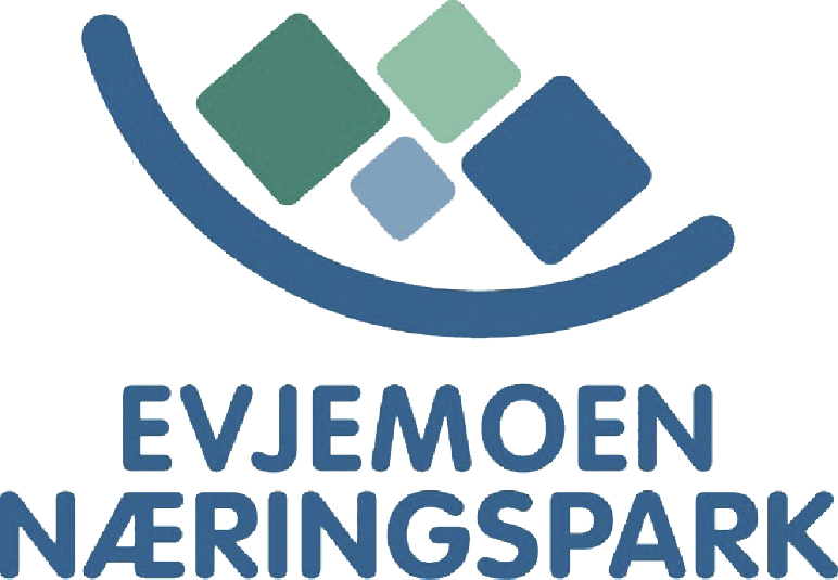 Logoen til Evjemoen næringspark - Klikk for stort bilde